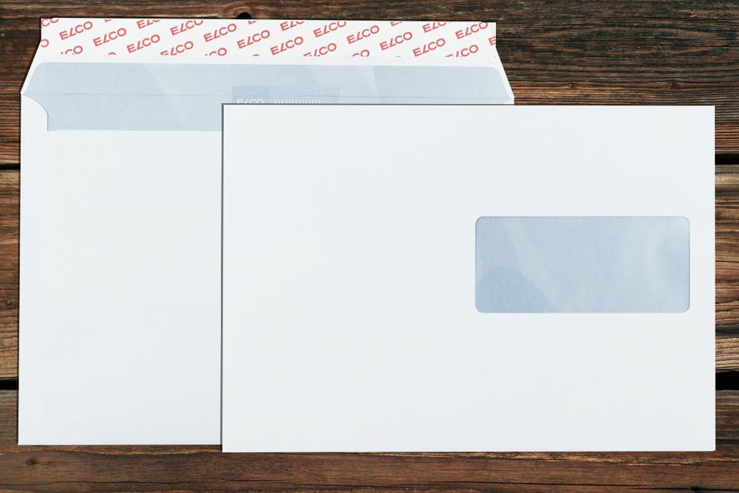 Briefhüllen mit Fenster C5 162x229 mm Haftklebend Hochweiß 100 g/qm